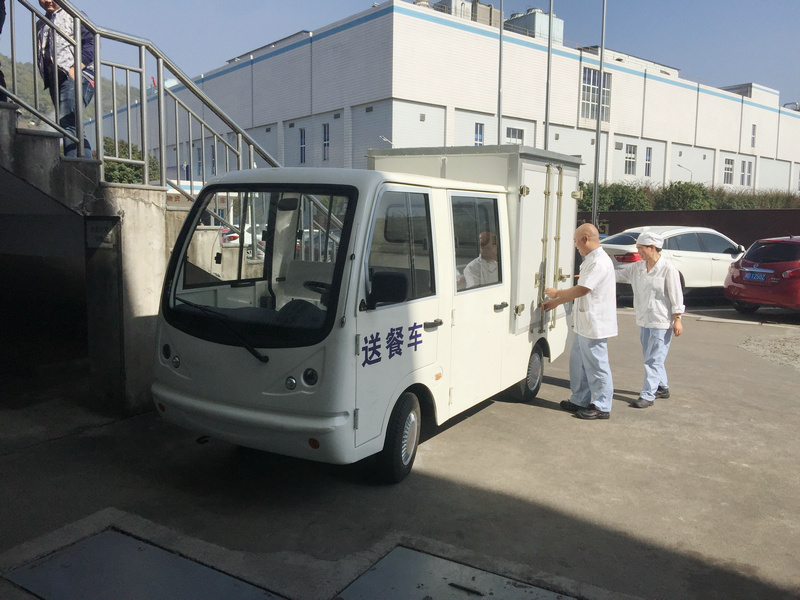 制药厂采购电动送餐车 