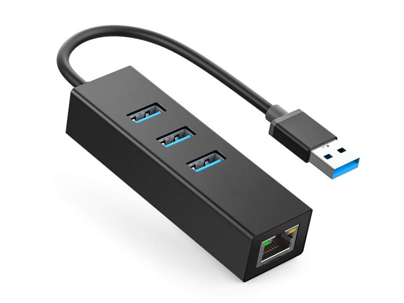 USB 3.0 to Ethernet Adapter,RJ45 Gigabit Network Hub
