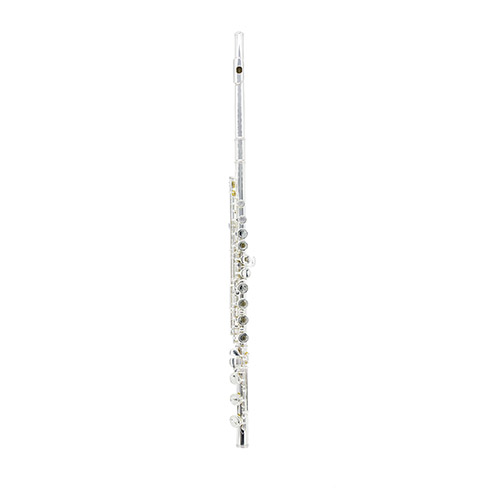 17 hole silver plated flute