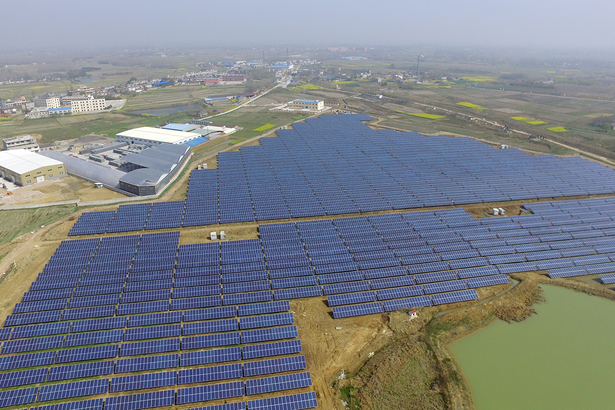 中国2の20MW太陽光発電所
