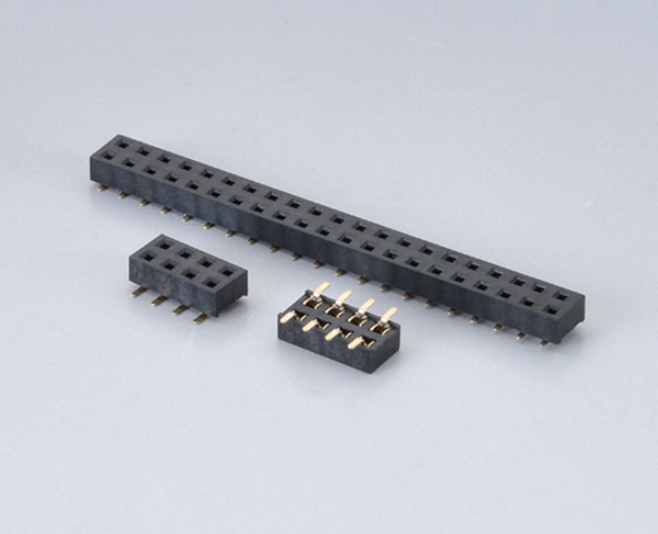 1.0mm間距排母連接器-1.0x2.0 雙排SMT