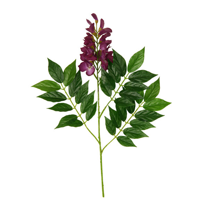 62CM-單枝4叉紫藤豆花