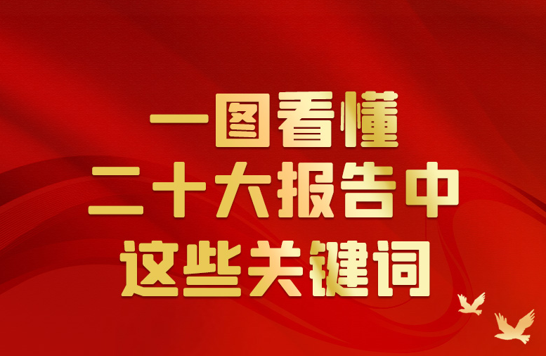一圖看懂二十大報告中這些關(guān)鍵詞