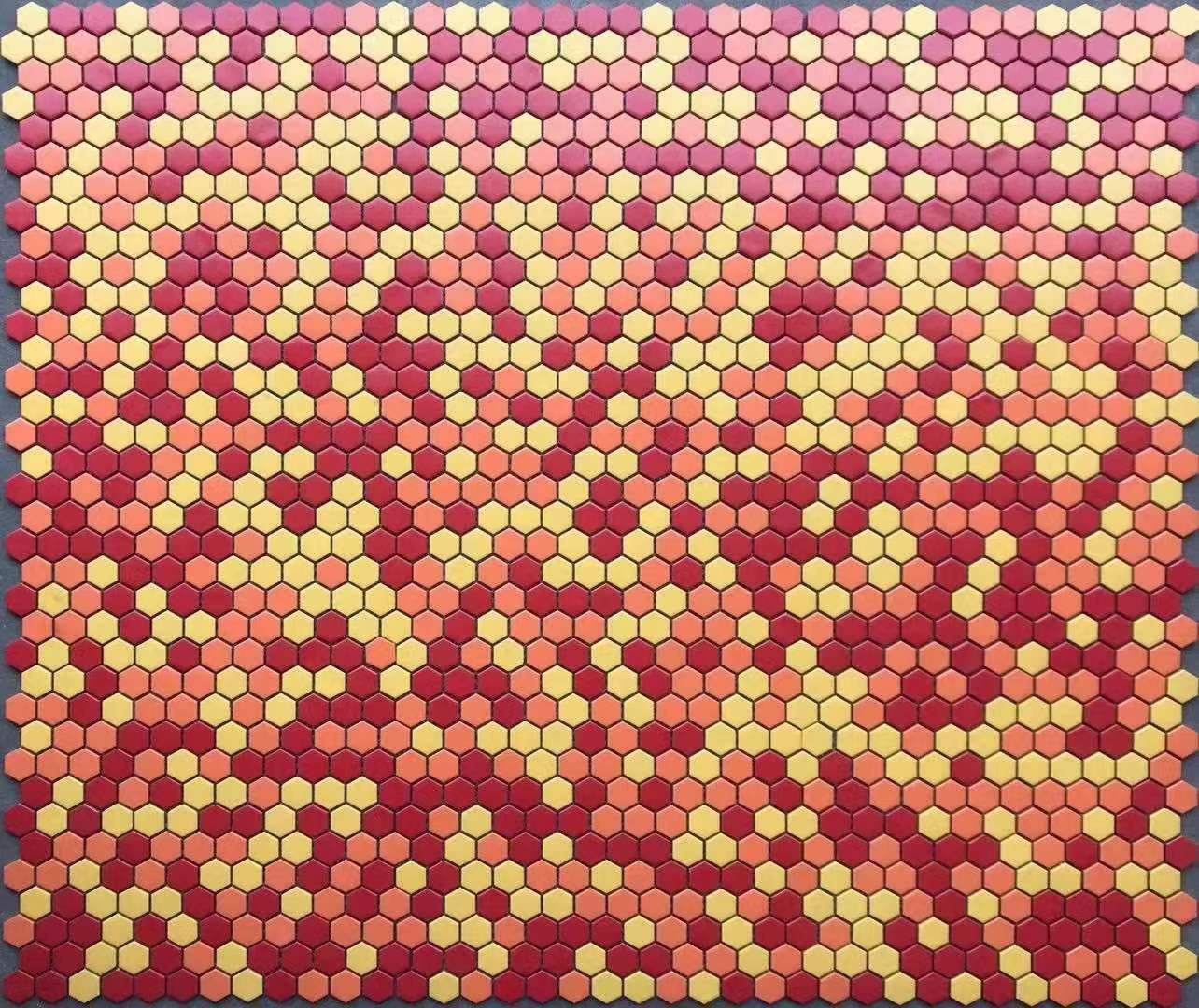 Small Hexagon Mosaic Tile