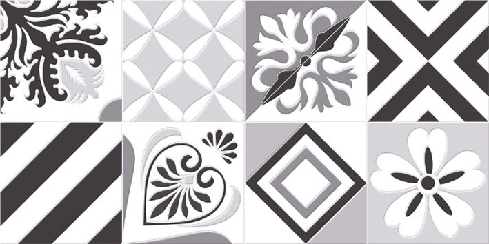 Grey wall tiles modern design