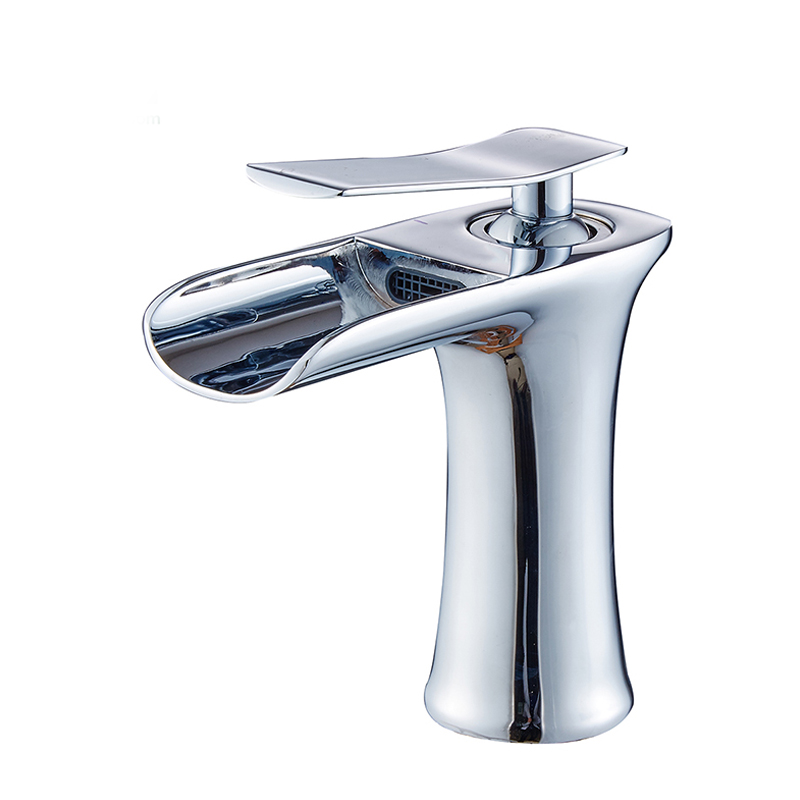 FLG new style chrome brass single handle basin faucets