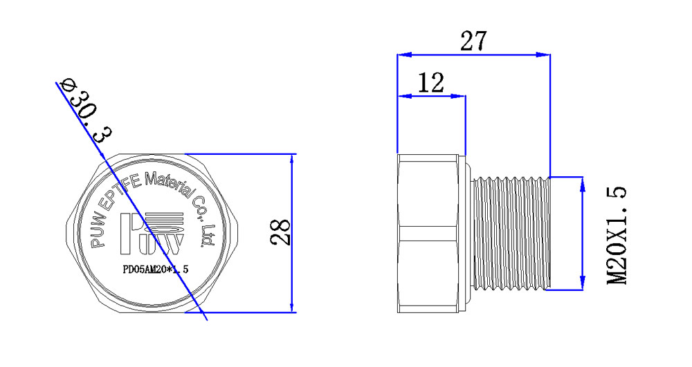 PD12ALM20*1.5-15