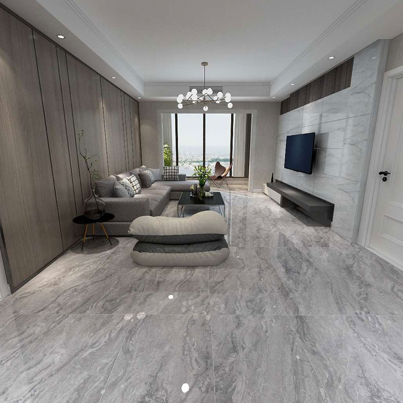 Grey tile flooring 