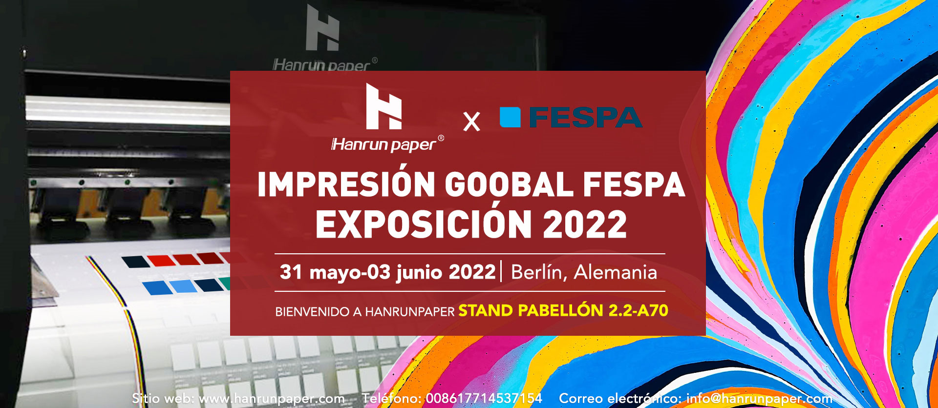 FESPA 2022 | Conozca a Hanrun Paper en Berlín