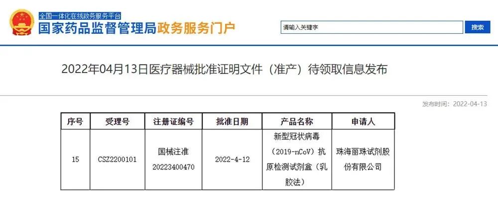 助力抗疫——丽珠集团新冠抗原检测试剂获批上市