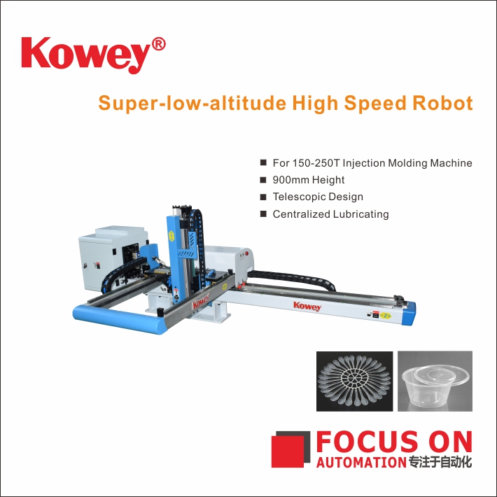 Kowey Super space saving Injection Robot for celling height is very limited
